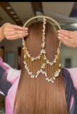 Fancy Bridal Wear Back Head Hair Style Jewellery